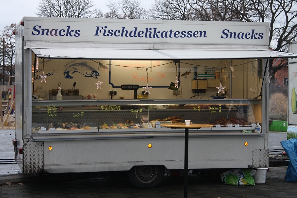 Snacks und Fischdelikatessen