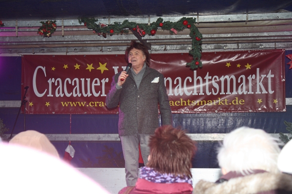 Chris Roberts auf dem Cracauer Weihnachtsmarkt