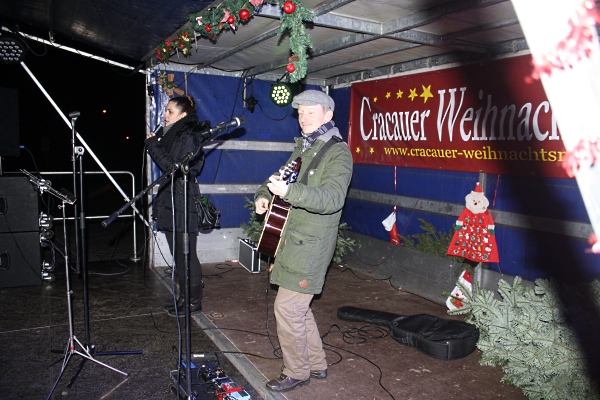 Livemusik Cracauer Weihnachtsmarkt 2014